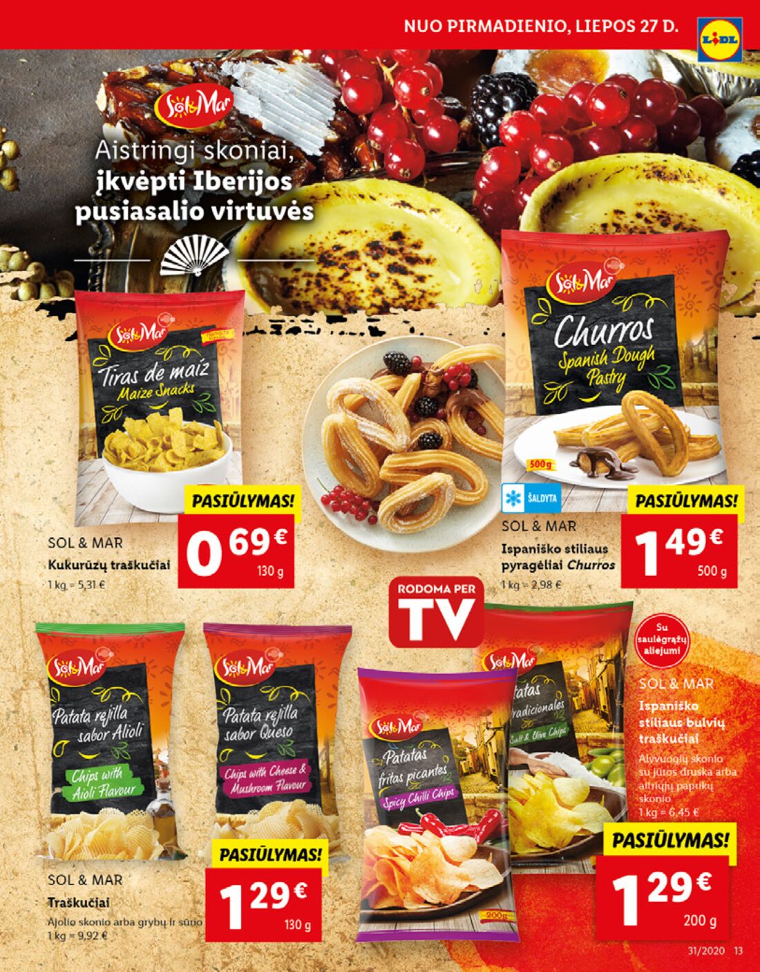 Lidl savaitinis leidinys akcijos nuo 
  2020-07-27 iki 
  2020-08-02 | Leidinukas.lt puslapis 13