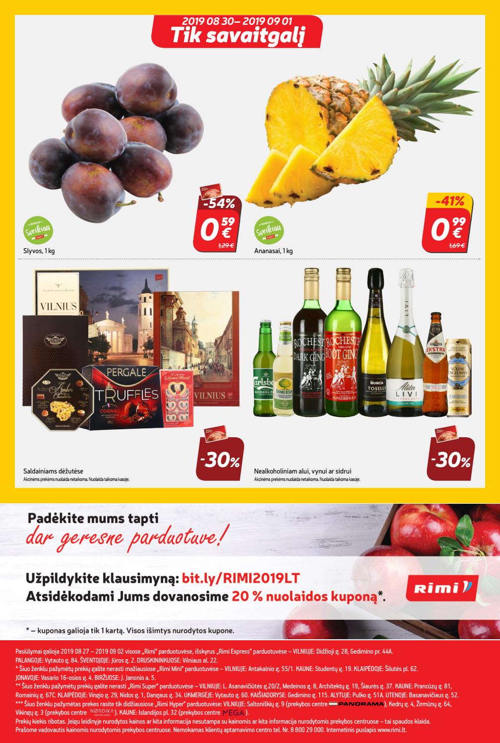 Rimi savaitinis leidinys akcijos nuo 
  2019-08-27 iki 
  2019-09-02 | Leidinukas.lt puslapis 24