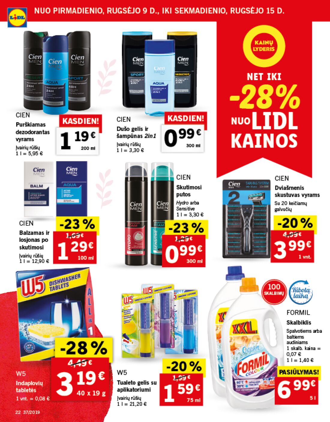 Lidl savaitinis leidinys akcijos nuo 
  2019-09-09 iki 
  2019-09-15 | Leidinukas.lt puslapis 22