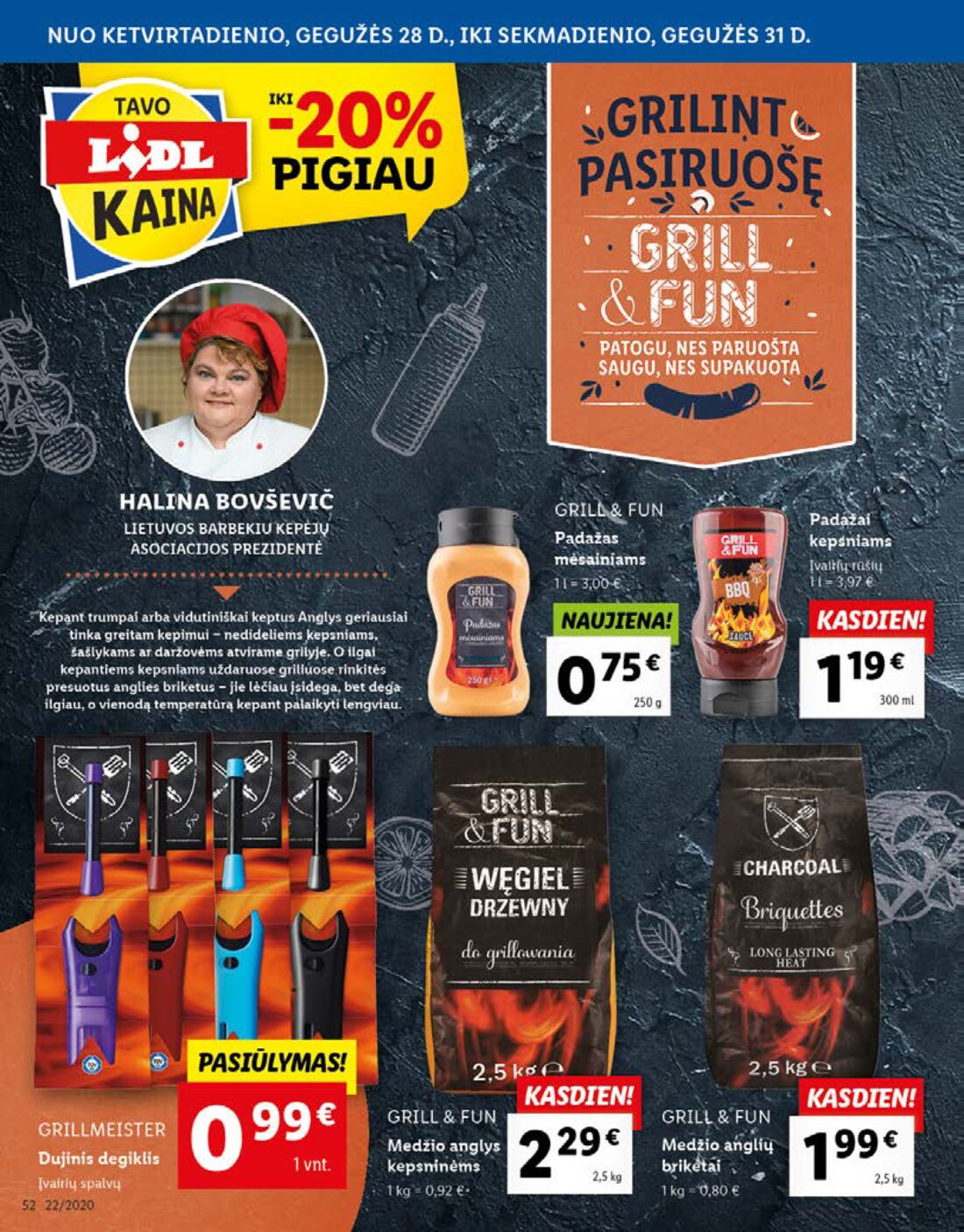 Lidl savaitinis leidinys akcijos nuo 
  2020-05-25 iki 
  2020-05-31 | Leidinukas.lt puslapis 52