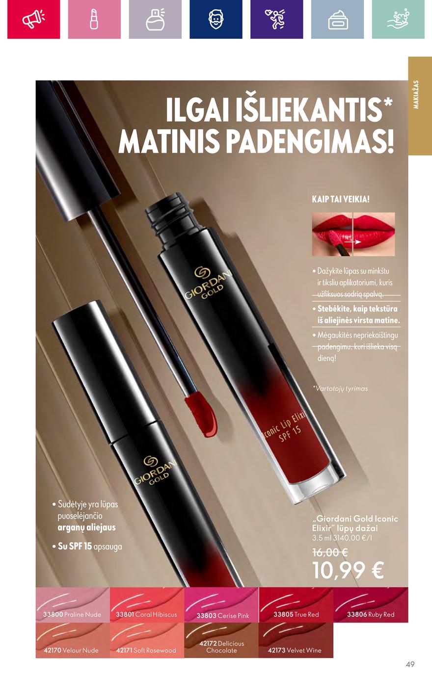 Oriflame katalogas akcijos nuo 
  2023-10-25 iki 
  2023-11-07 | Leidinukas.lt puslapis 49