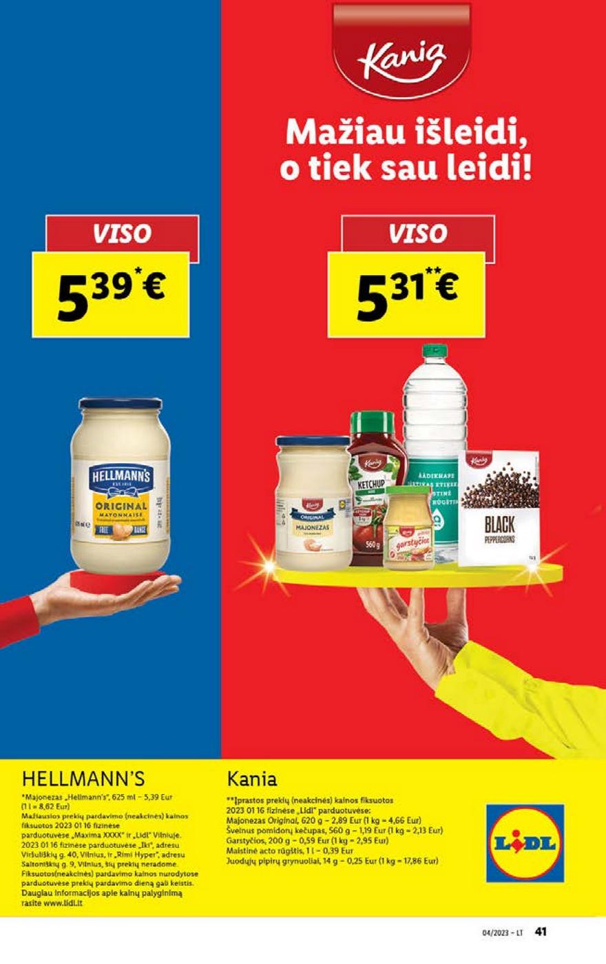 Lidl pasiūlymai akcijos nuo 
  2023-01-23 iki 
  2023-01-29 | Leidinukas.lt puslapis 41