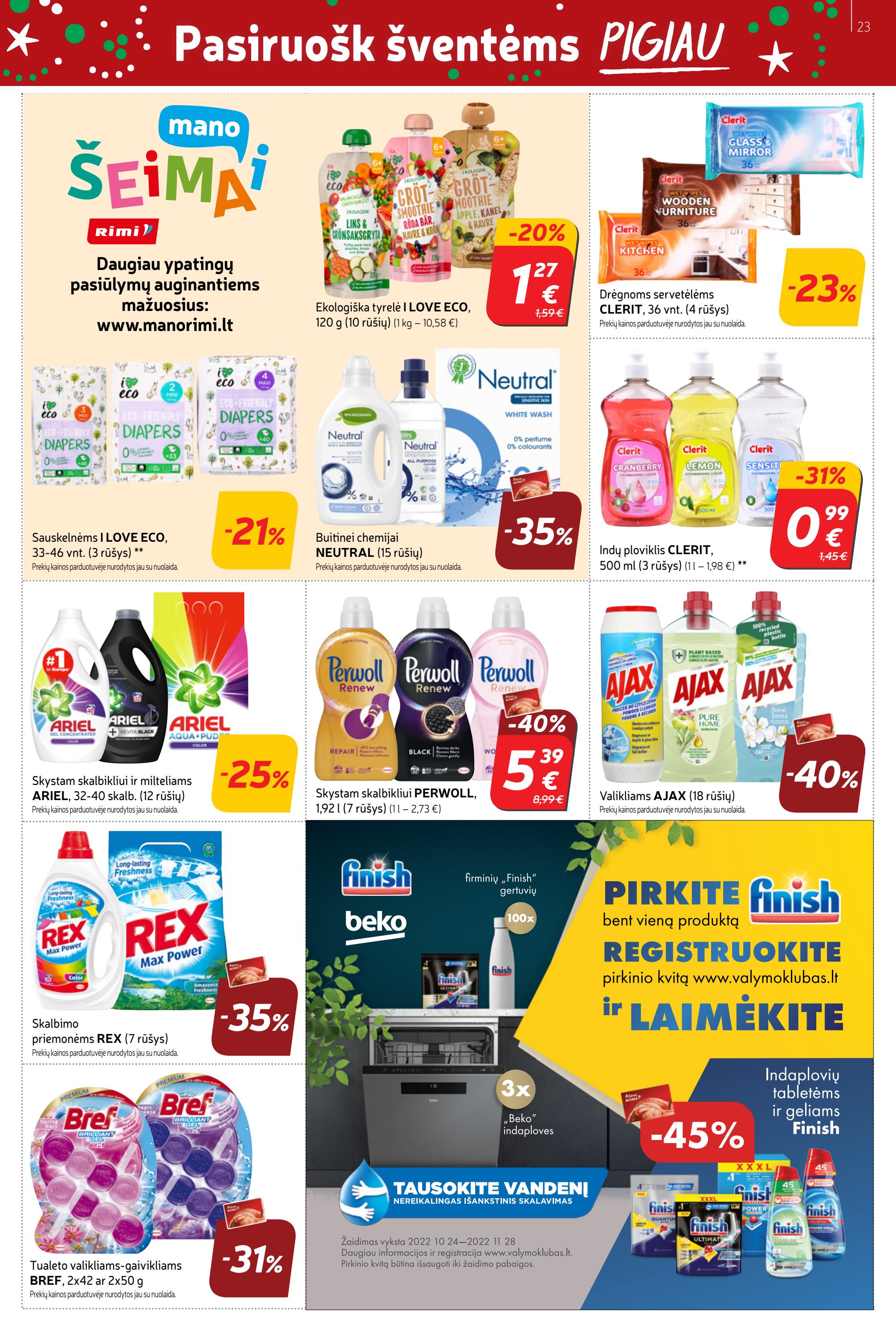 Rimi savaitinis leidinys akcijos nuo 
  2022-11-22 iki 
  2022-11-28 | Leidinukas.lt puslapis 23