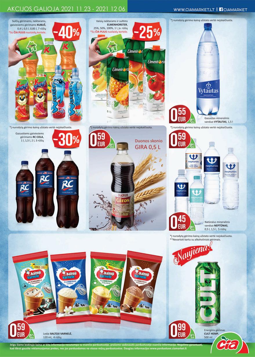 Čia market leidinys akcijos nuo 
  2021-11-23 iki 
  2021-12-06 | Leidinukas.lt puslapis 9