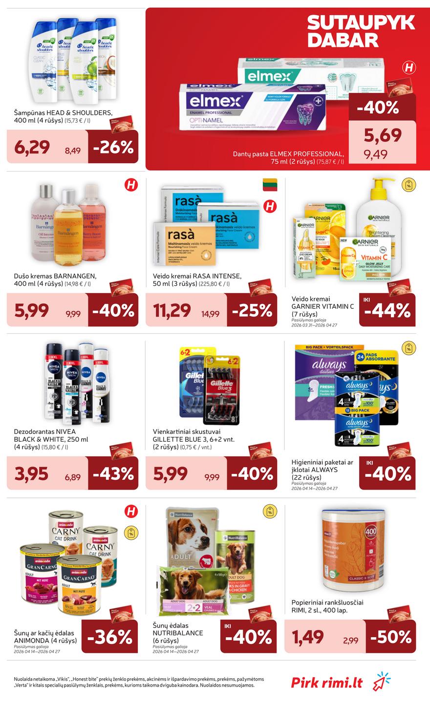 Rimi leidinys akcijos nuo 
  2026-04-14 iki 
  2026-04-20 | Leidinukas.lt puslapis 29