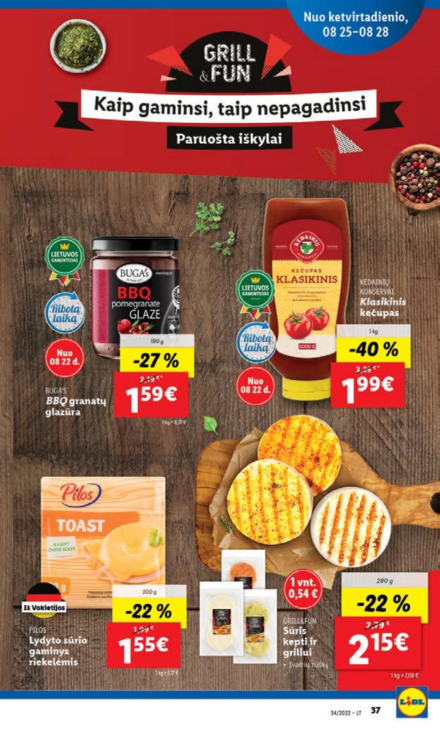 Lidl pasiūlymai akcijos nuo 
  2022-08-22 iki 
  2022-08-28 | Leidinukas.lt puslapis 37