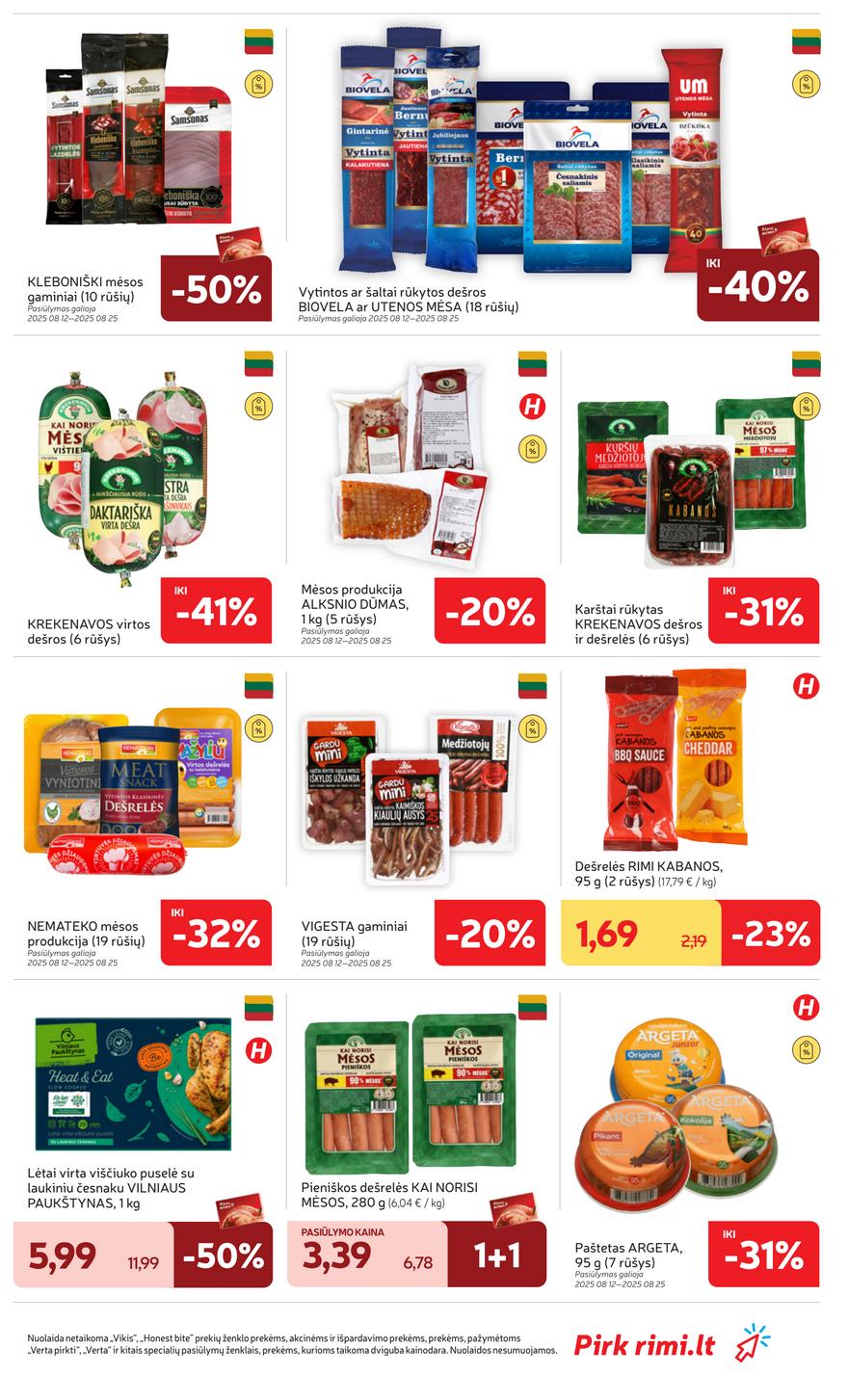 Rimi leidinys 34 akcijos nuo 
  2025-08-19 iki 
  2025-08-25 | Leidinukas.lt puslapis 13