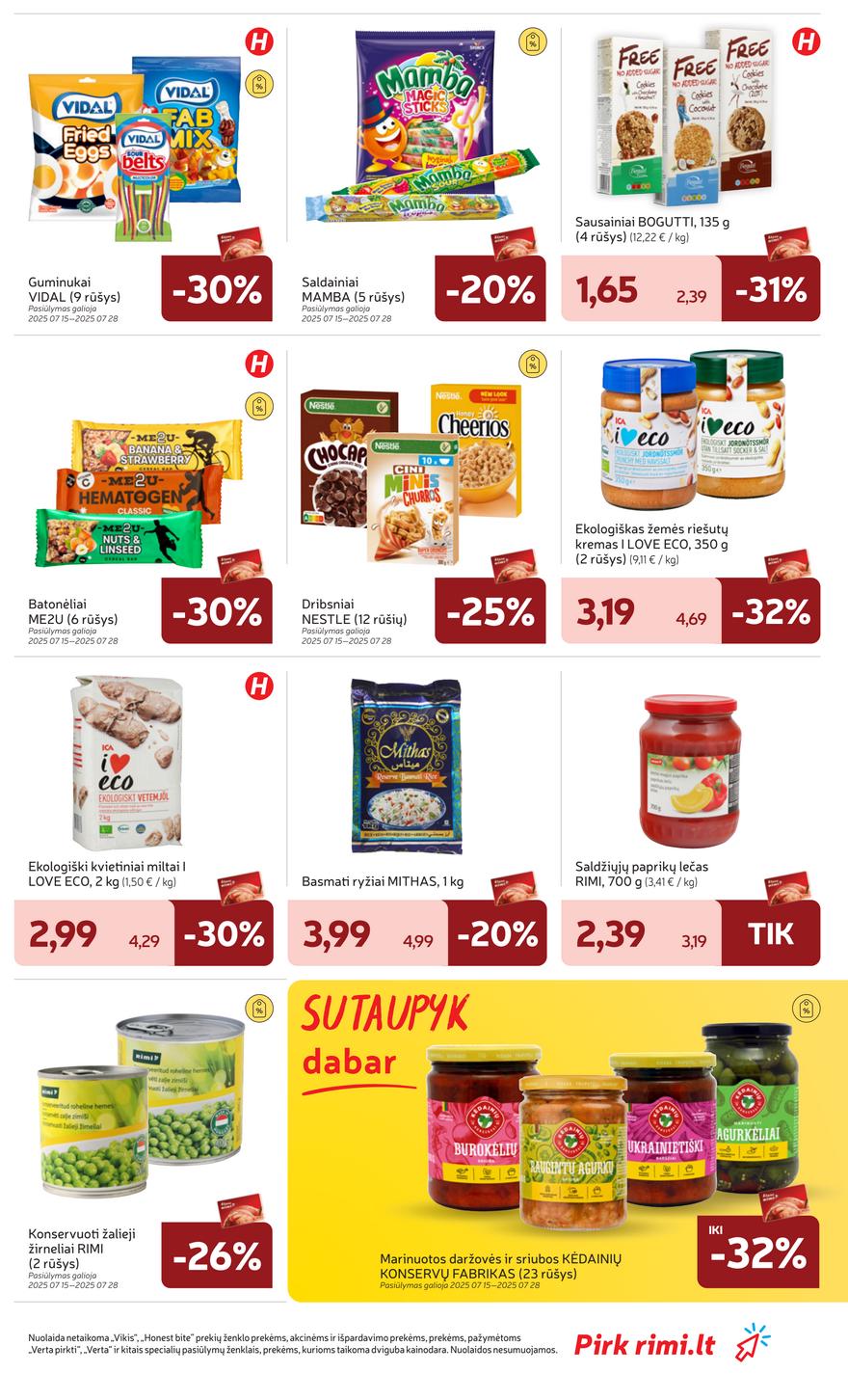 Rimi savaitinis leidinys 29 akcijos nuo 
  2025-07-15 iki 
  2025-07-21 | Leidinukas.lt puslapis 24