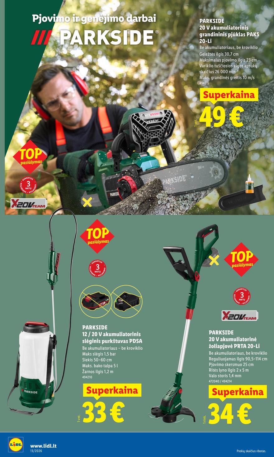 Lidl ne maisto leidinys akcijos nuo 
  2026-03-23 iki 
  2026-03-29 | Leidinukas.lt puslapis 12