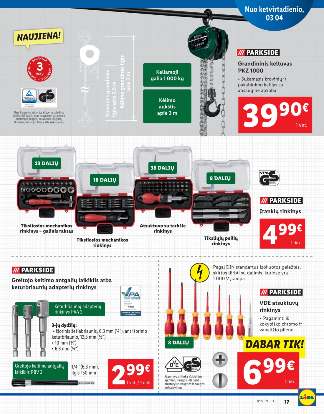 Lidl savaitinis leidinys akcijos nuo 
  2021-03-01 iki 
  2021-03-07 | Leidinukas.lt puslapis 17