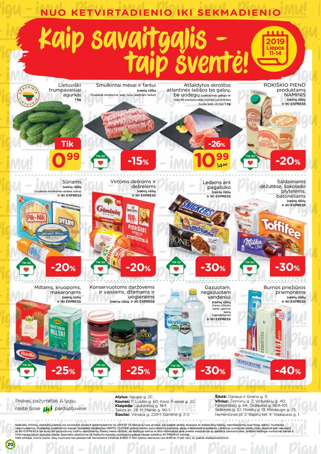 Iki savaitinis leidinys akcijos nuo 
  2019-07-08 iki 
  2019-07-14 | Leidinukas.lt puslapis 20