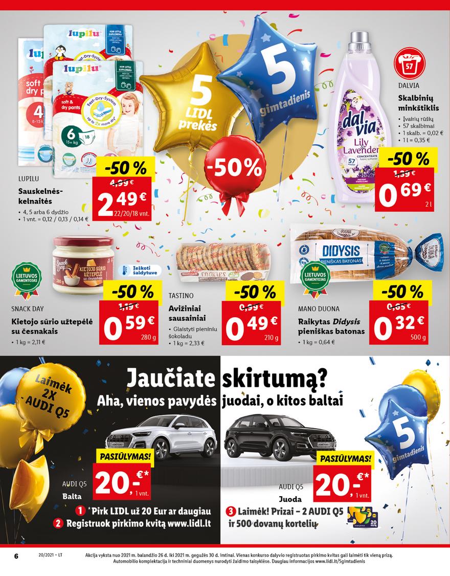 Lidl maisto prekių pasiūlymai akcijos nuo 
  2021-05-17 iki 
  2021-05-23 | Leidinukas.lt puslapis 6