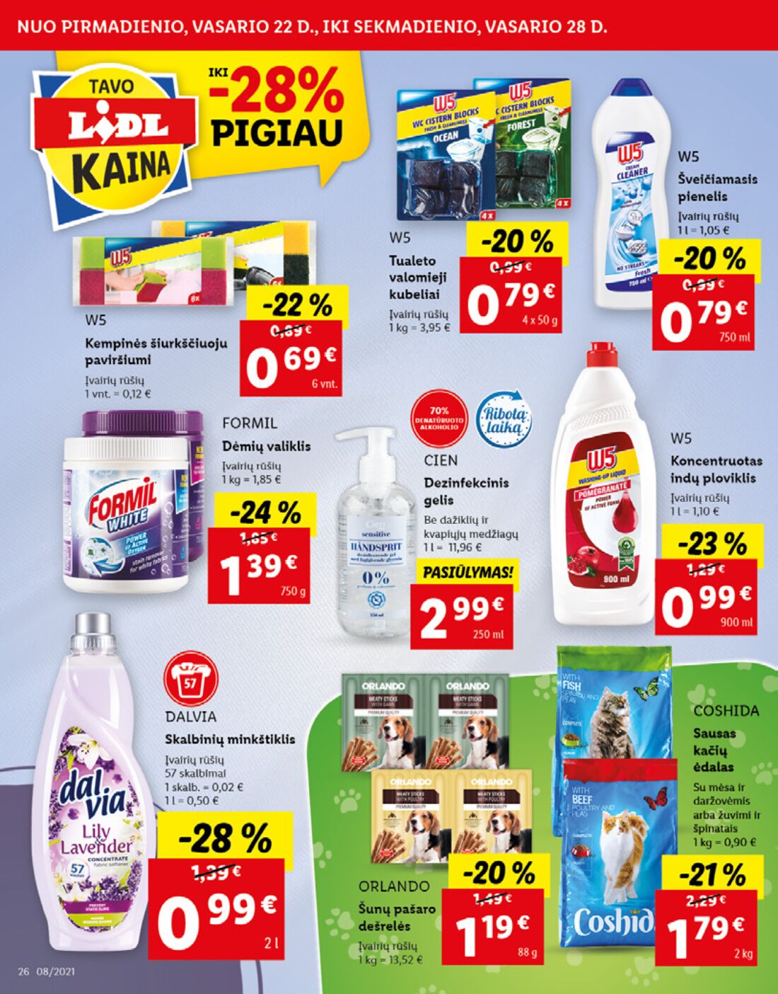 Lidl savaitinis leidinys akcijos nuo 
  2021-02-22 iki 
  2021-02-28 | Leidinukas.lt puslapis 26