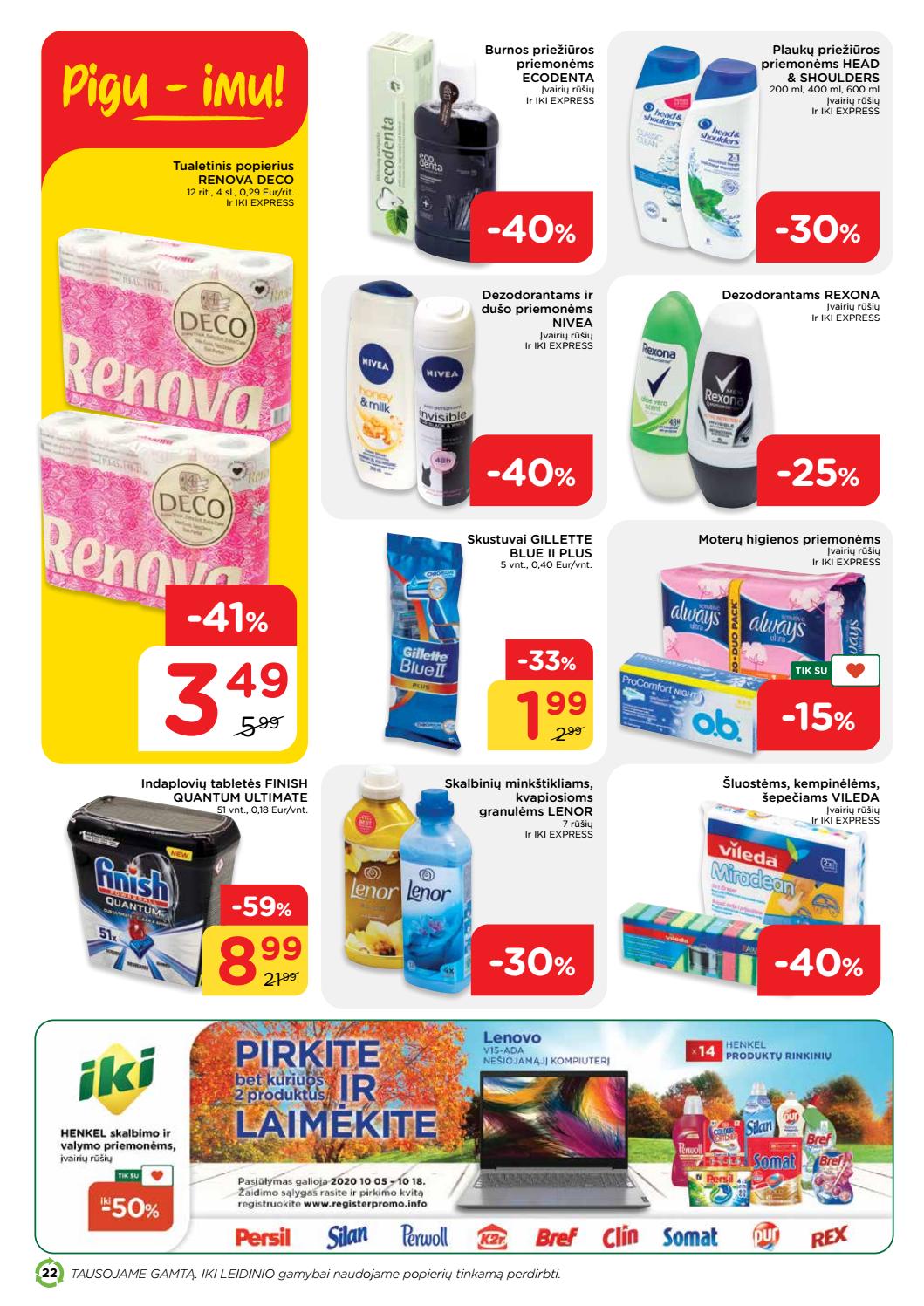 Iki savaitinis leidinys akcijos nuo 
  2020-10-05 iki 
  2020-10-11 | Leidinukas.lt puslapis 22