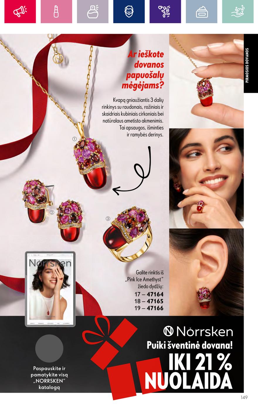 Oriflame katalogas akcijos nuo 
  2023-10-25 iki 
  2023-11-07 | Leidinukas.lt puslapis 149