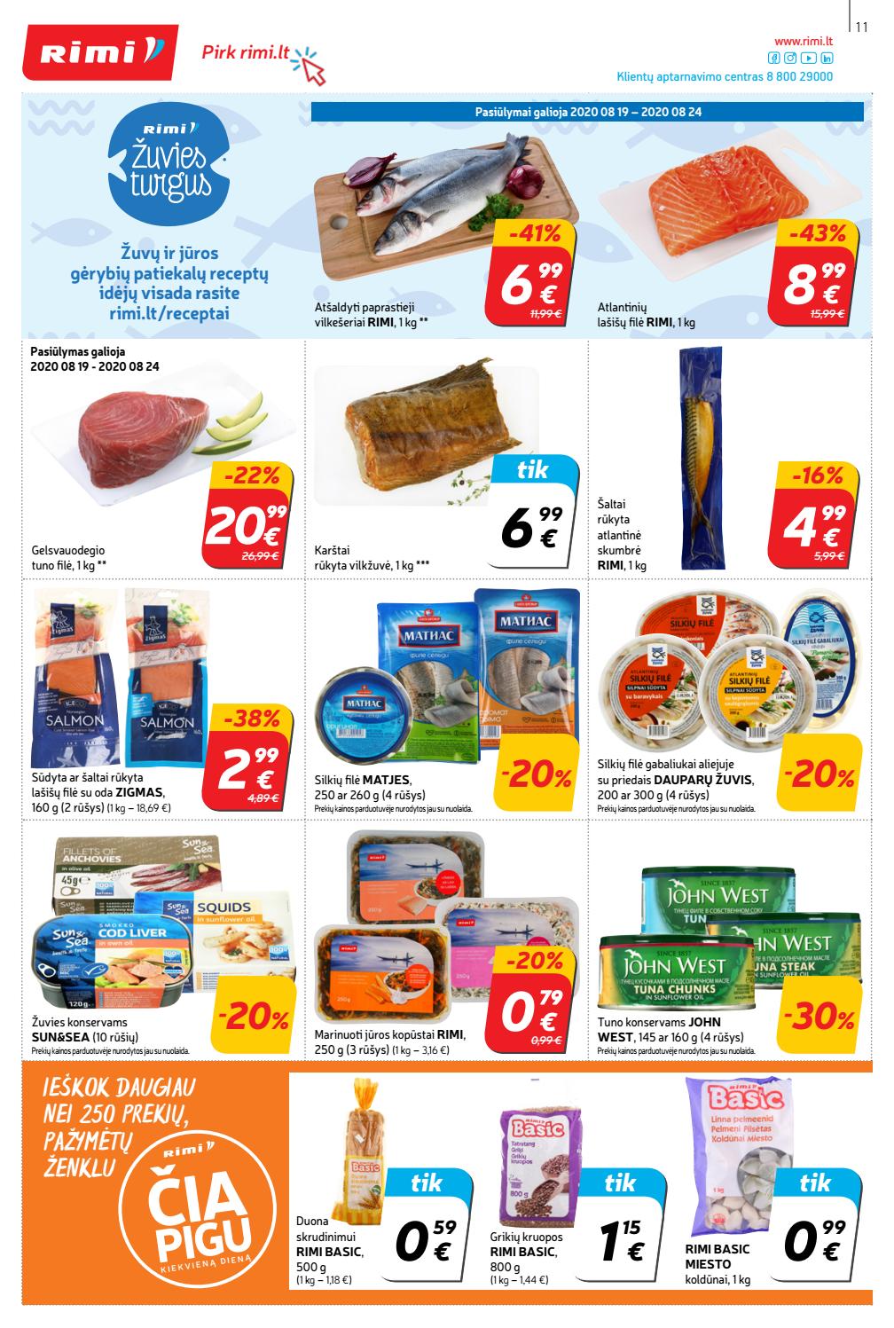 Rimi savaitinis leidinys akcijos nuo 
  2020-08-18 iki 
  2020-08-24 | Leidinukas.lt puslapis 11