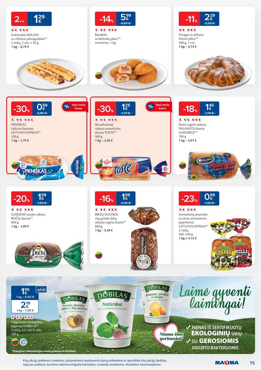 Maxima savaitinis leidinys 31 akcijos nuo 
  2025-07-29 iki 
  2025-08-04 | Leidinukas.lt puslapis 15