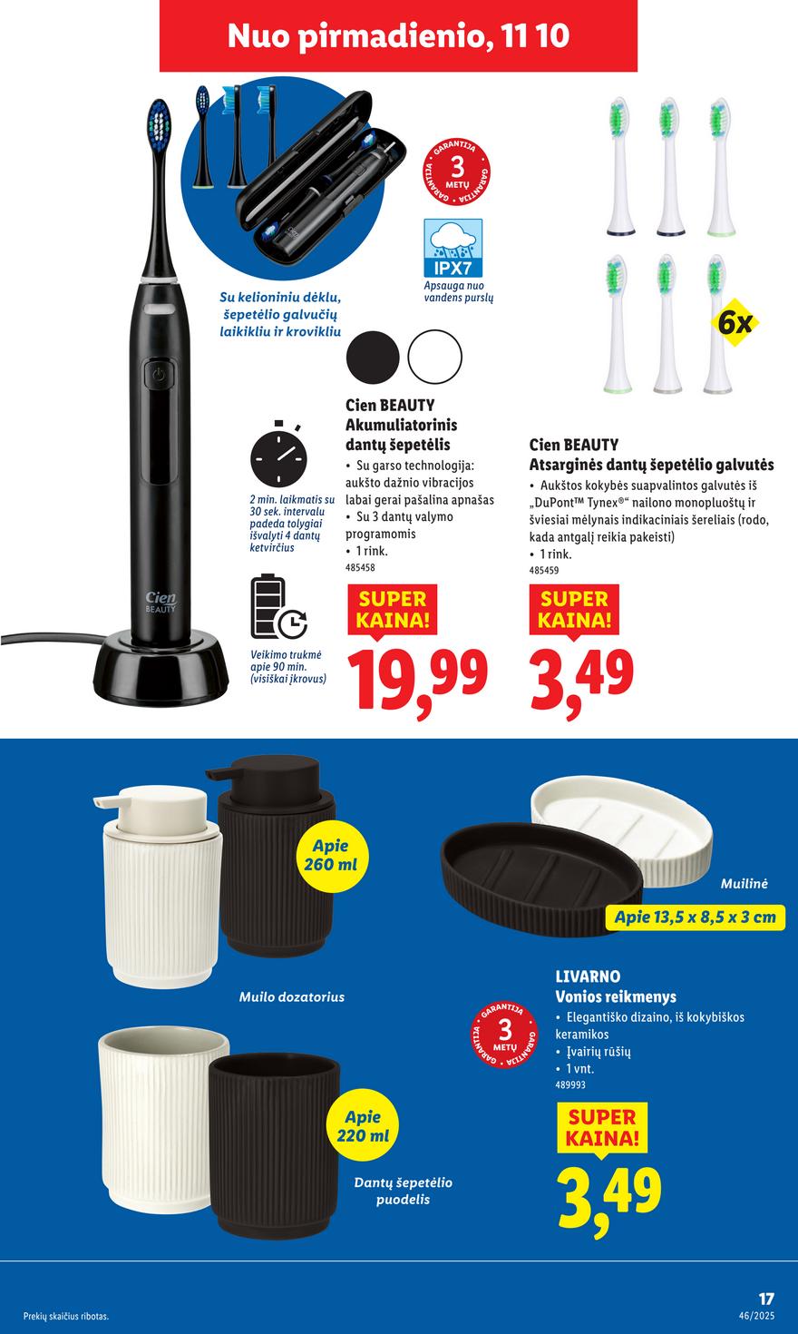Lidl leidinys akcijos nuo 
  2025-11-10 iki 
  2025-11-16 | Leidinukas.lt puslapis 17