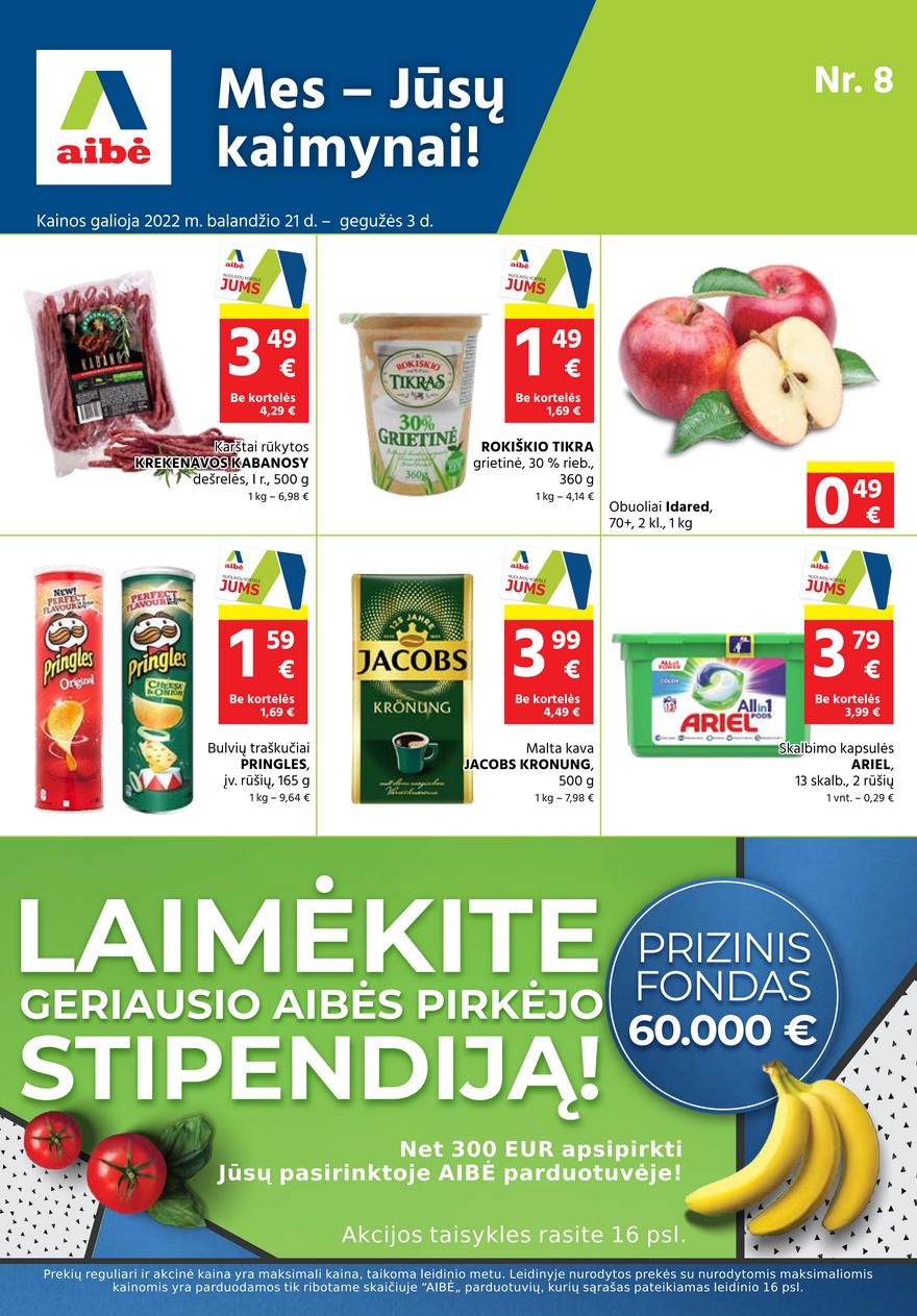 Aibė pasiūlymai akcijos nuo 
  2022-04-21 iki 
  2022-05-03 | Leidinukas.lt puslapis 1