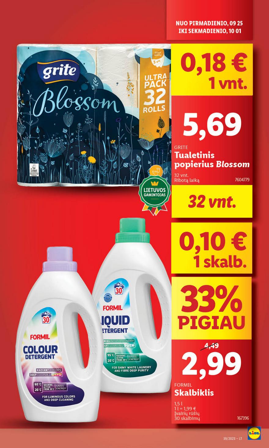 Lidl pasiūlymai akcijos nuo 
  2023-09-25 iki 
  2023-10-01 | Leidinukas.lt puslapis 10