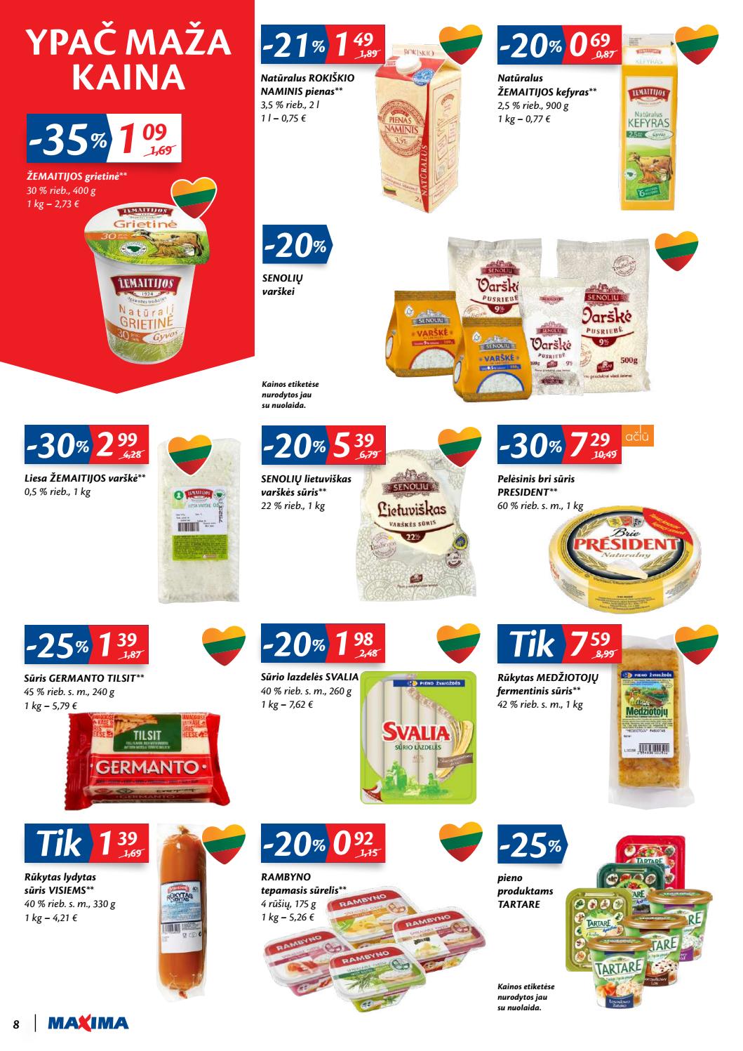 Maxima kaininis leidinys akcijos nuo 
  2020-03-10 iki 
  2020-03-16 | Leidinukas.lt puslapis 8