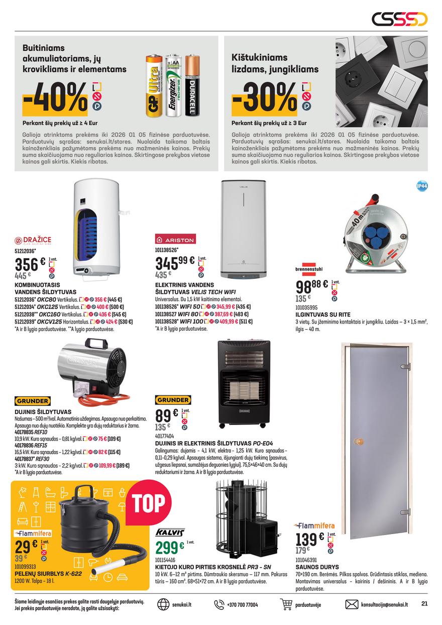 Senukai leidinys akcijos nuo 
  2025-12-10 iki 
  2026-01-05 | Leidinukas.lt puslapis 21