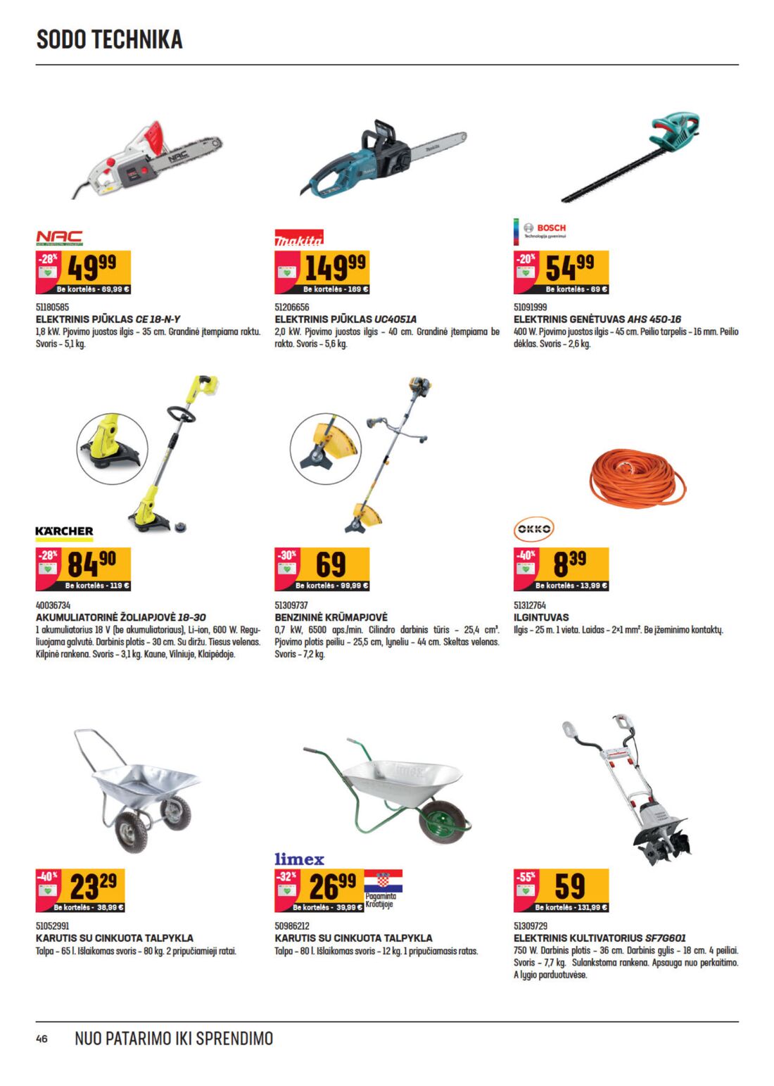Senukai reklaminis leidinys akcijos nuo 
  2020-07-22 iki 
  2020-08-10 | Leidinukas.lt puslapis 46