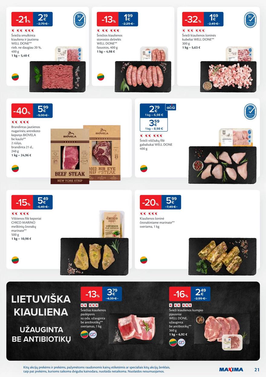 Maxima savaitinis leidinys akcijos nuo 
  2025-09-30 iki 
  2025-10-06 | Leidinukas.lt puslapis 21