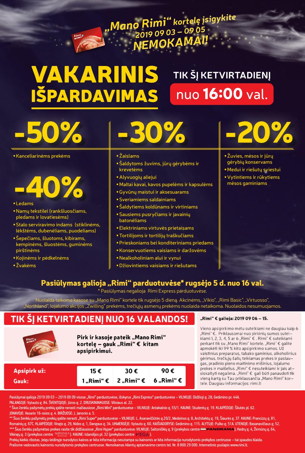 Rimi savaitinis leidinys akcijos nuo 
  2019-09-03 iki 
  2019-09-09 | Leidinukas.lt puslapis 24