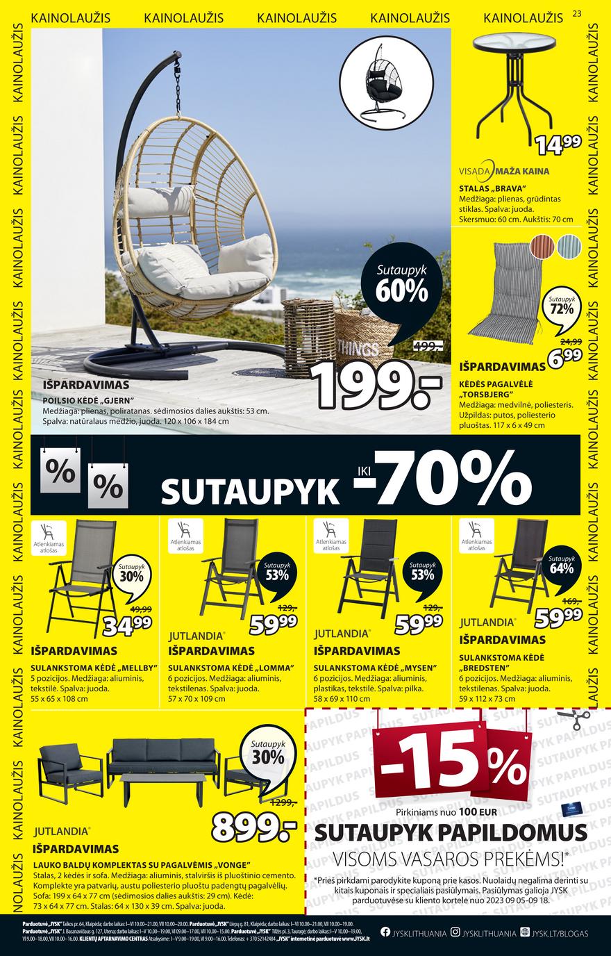 Jysk leidinys akcijos nuo 
  2023-09-05 iki 
  2023-09-18 | Leidinukas.lt puslapis 24