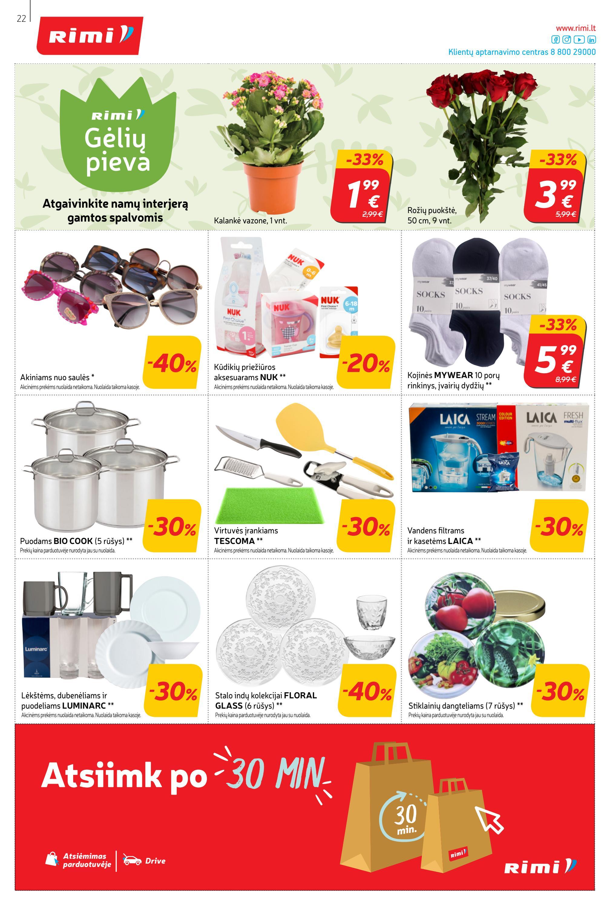 Rimi savaitinis leidinys akcijos nuo 
  2022-07-26 iki 
  2022-08-01 | Leidinukas.lt puslapis 22