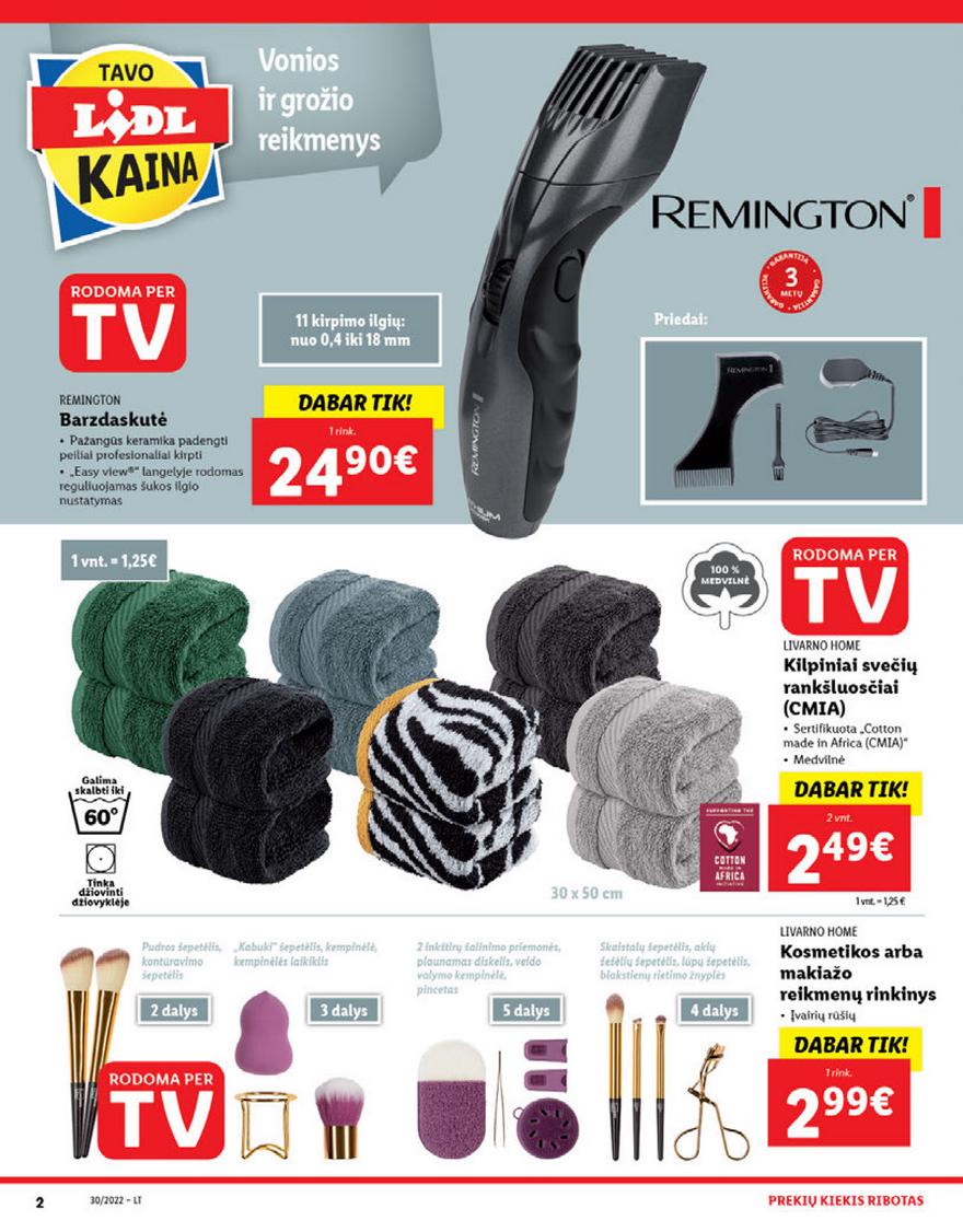 Lidl pasiūlymai akcijos nuo 
  2022-07-25 iki 
  2022-07-31 | Leidinukas.lt puslapis 2