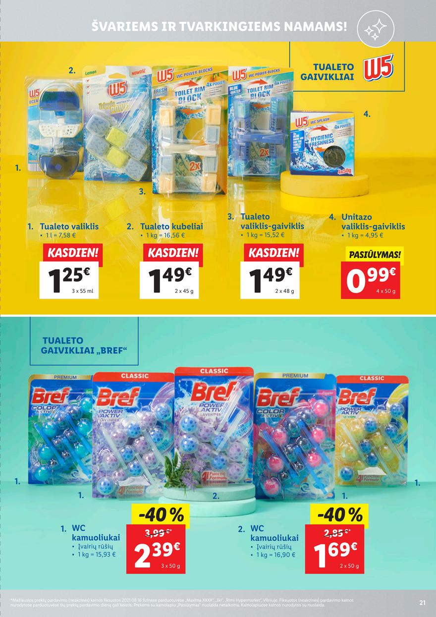 Ldil ne maisto leidinys akcijos nuo 
  2021-08-23 iki 
  2021-08-29 | Leidinukas.lt puslapis 21
