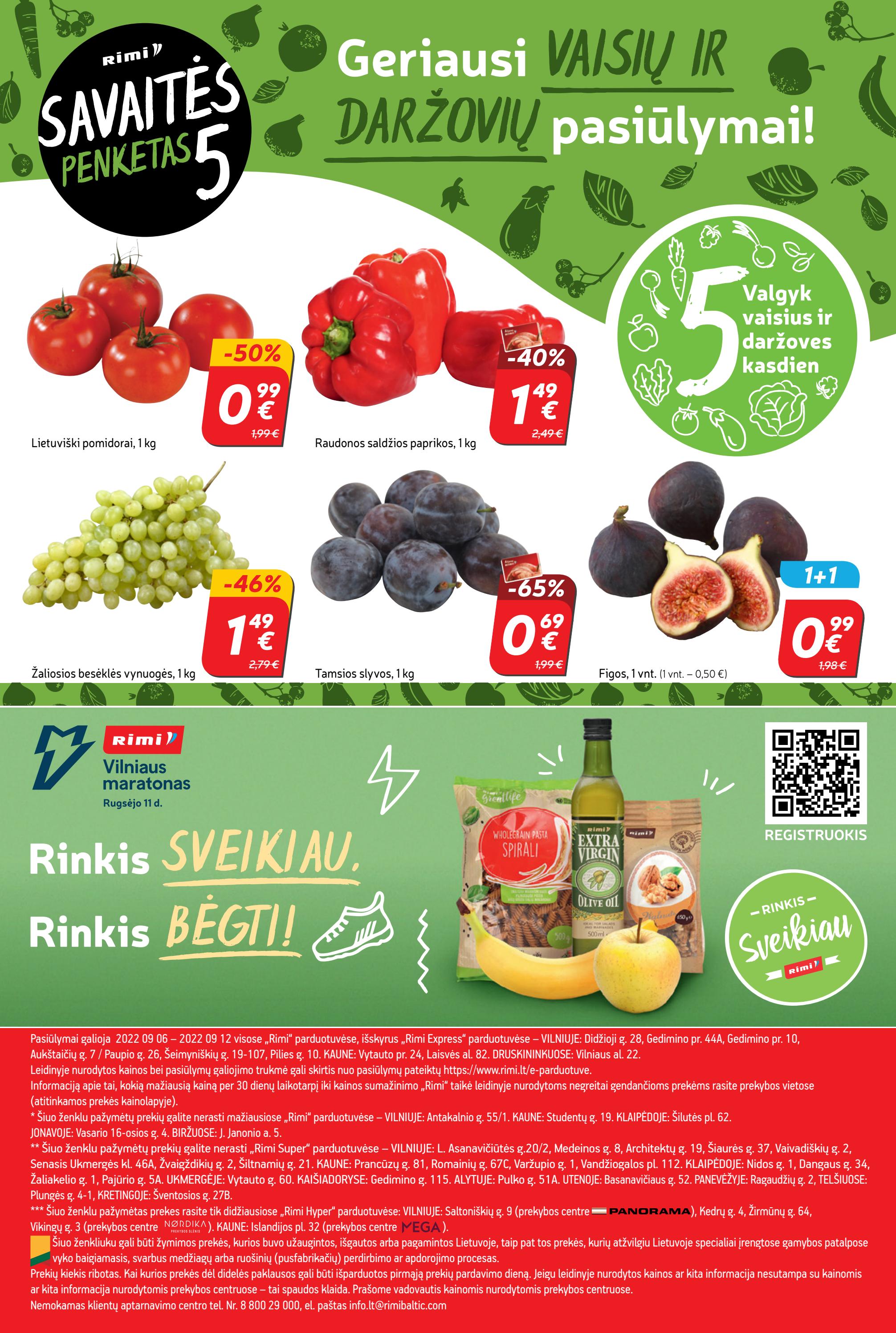 Rimi savaitinis leidinys akcijos nuo 
  2022-09-06 iki 
  2022-09-12 | Leidinukas.lt puslapis 31