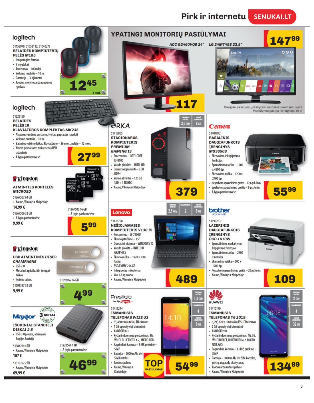 Senukai reklaminis leidinys akcijos nuo 
  2019-08-29 iki 
  2019-09-16 | Leidinukas.lt puslapis 7
