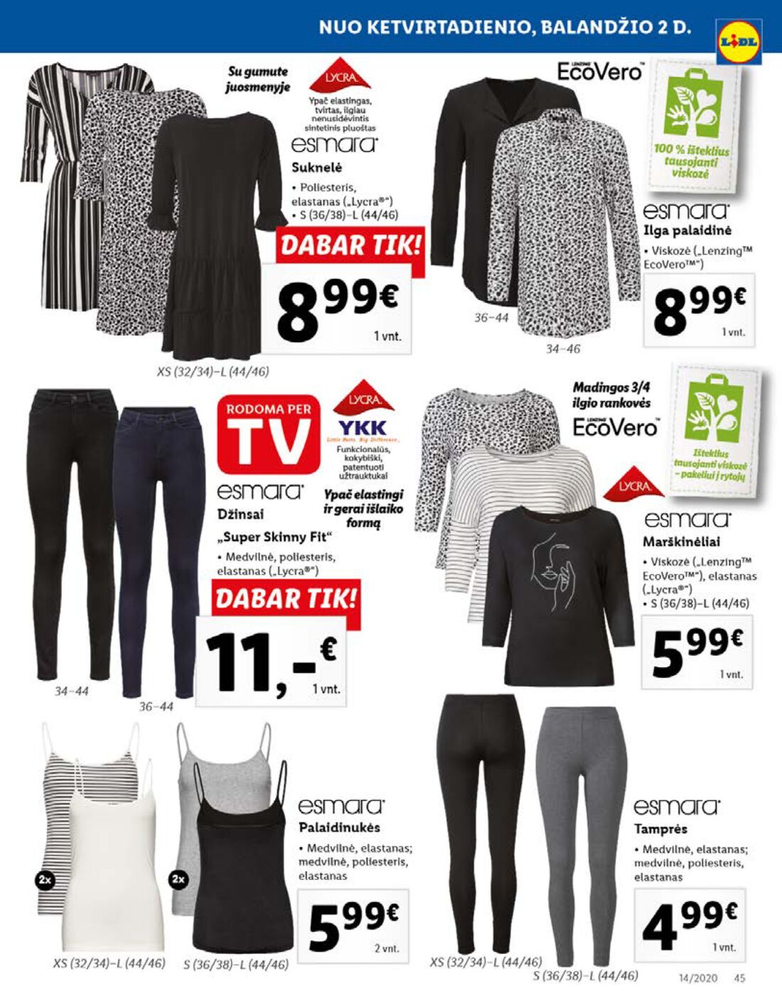 Lidl savaitinis leidinys akcijos nuo 
  2020-03-30 iki 
  2020-04-05 | Leidinukas.lt puslapis 45