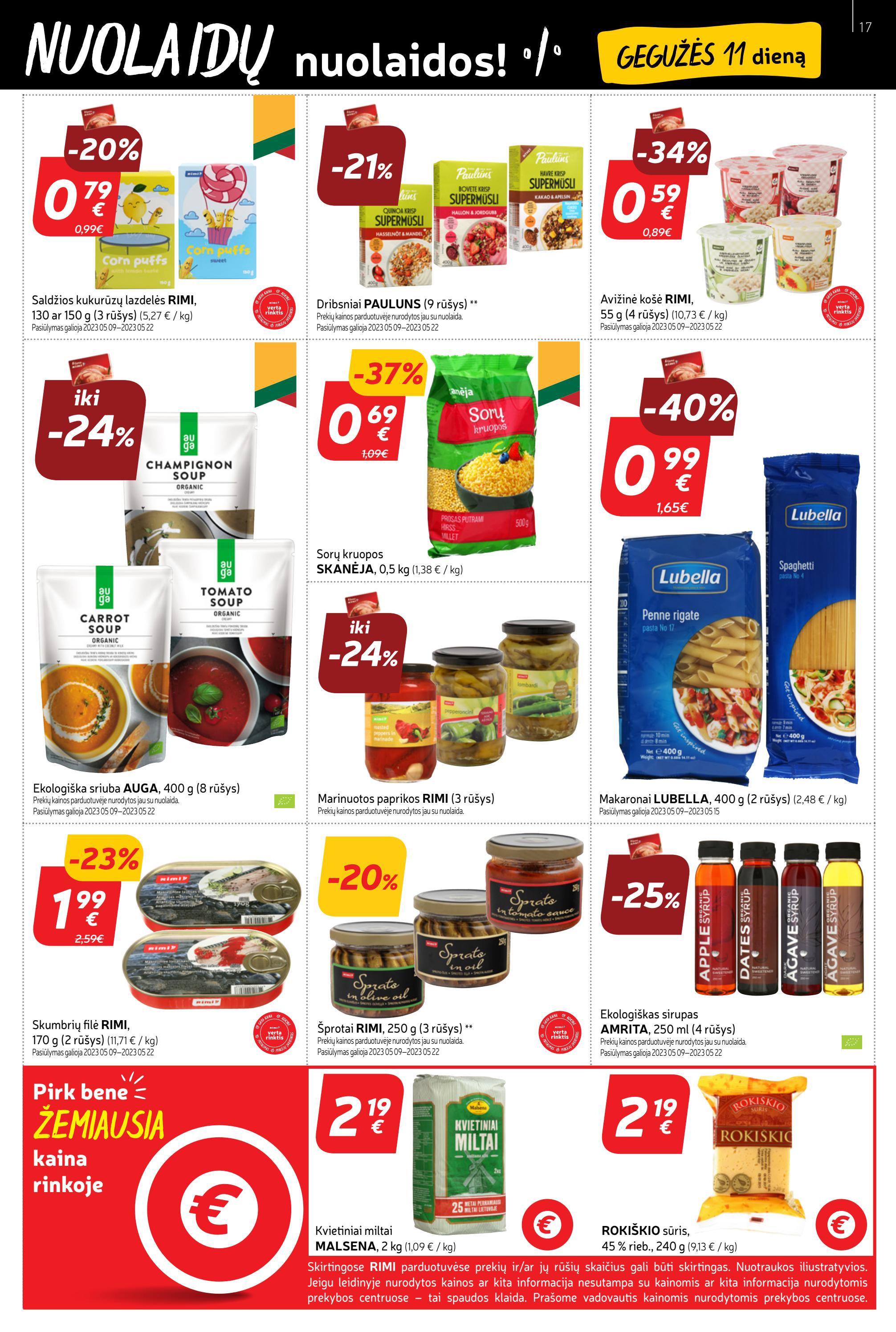 Rimi leidinys akcijos nuo 
  2023-05-09 iki 
  2023-05-15 | Leidinukas.lt puslapis 17