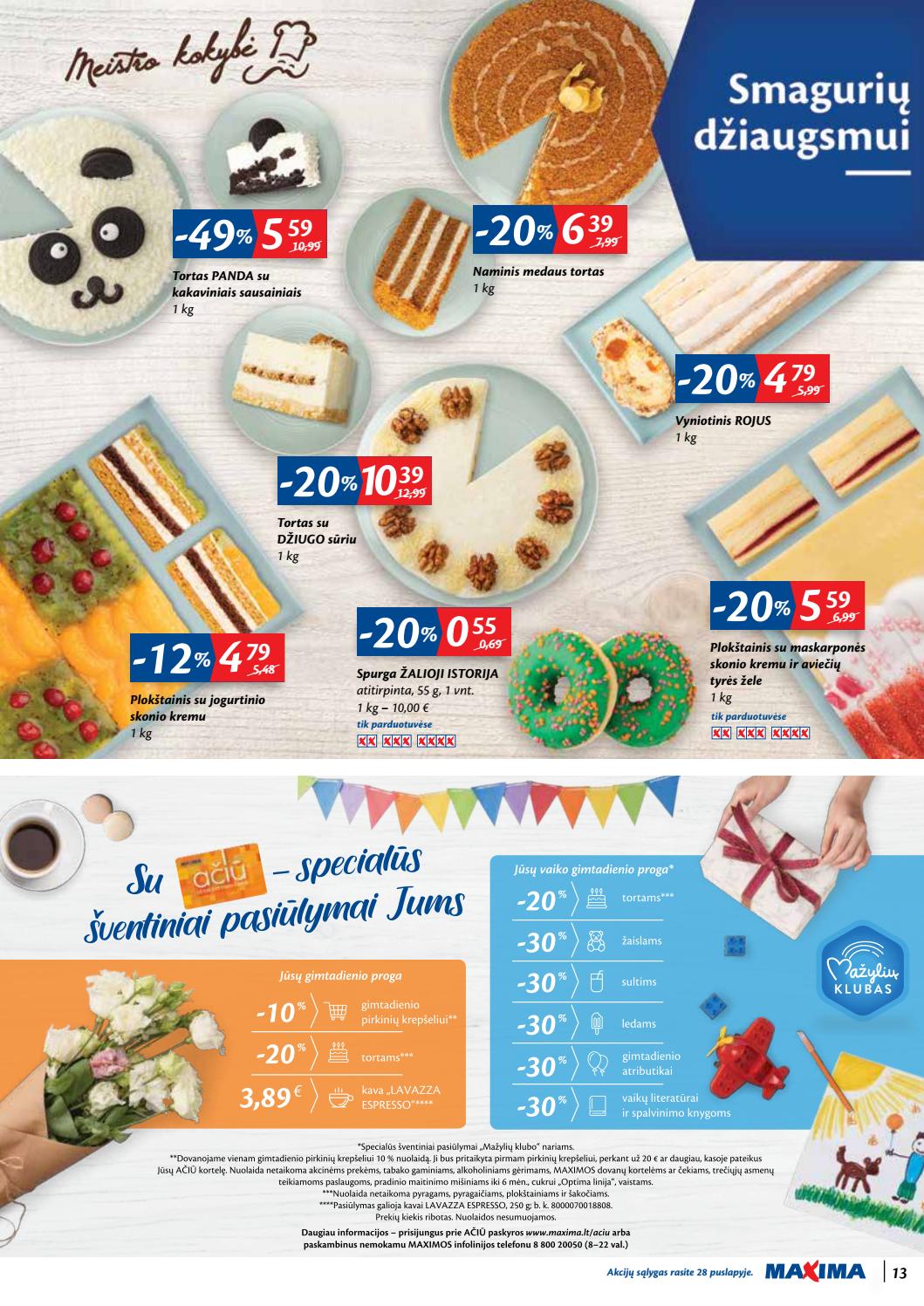Maxima kaininis leidinys akcijos nuo 
  2020-06-09 iki 
  2020-06-15 | Leidinukas.lt puslapis 13