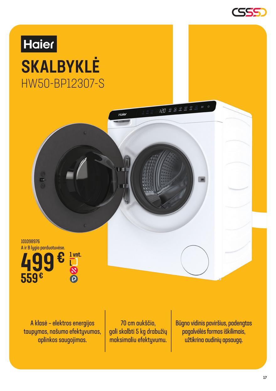 Senukai leidinys akcijos nuo 
  2025-04-09 iki 
  2025-05-12 | Leidinukas.lt puslapis 17