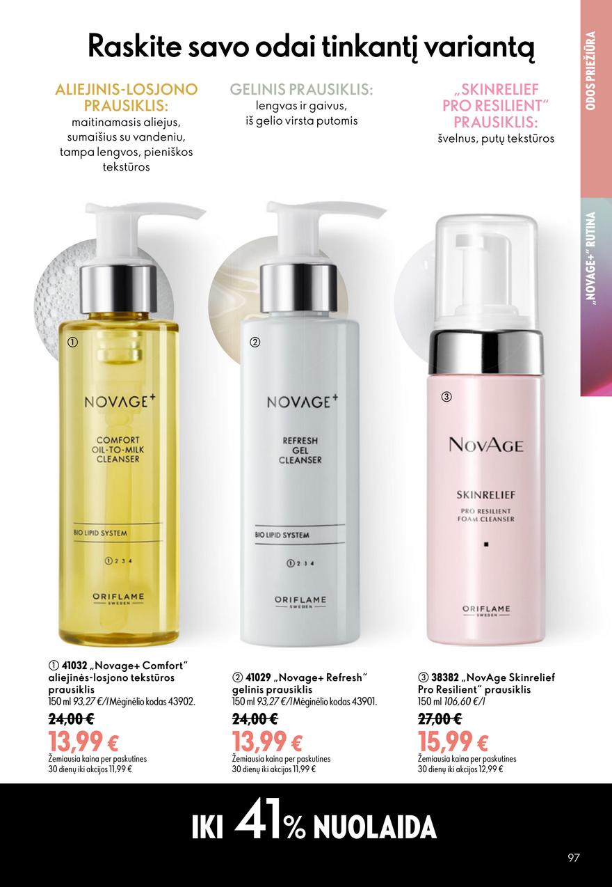 Oriflame katalogas akcijos nuo 
  2026-07-15 iki 
  2026-08-04 | Leidinukas.lt puslapis 97