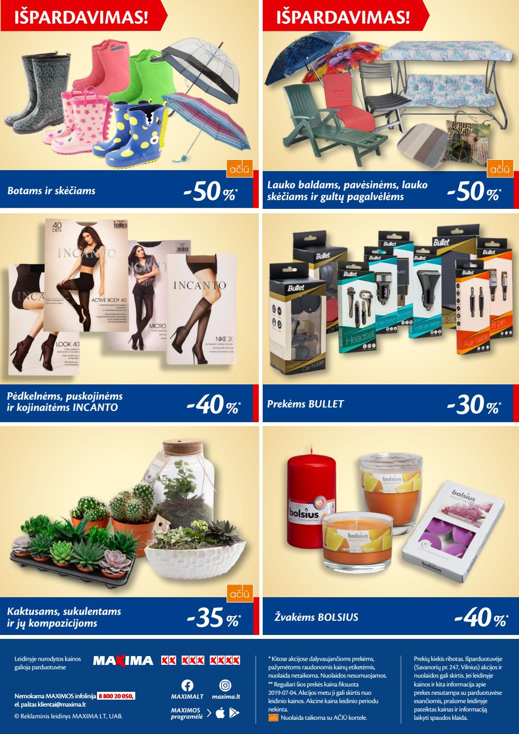 Maxima kaininis leidinys akcijos nuo 
  2019-07-19 iki 
  2019-07-31 | Leidinukas.lt puslapis 32