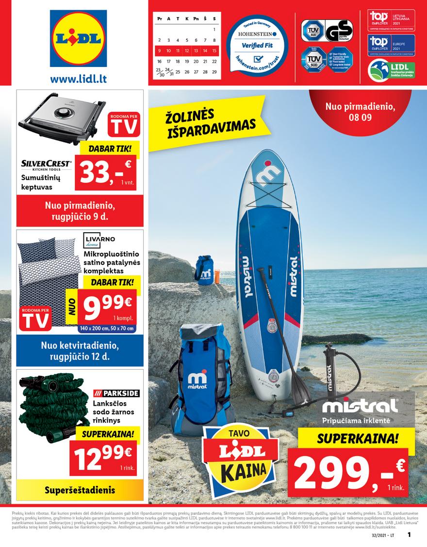 Ldil ne maisto prekių pasiūlymai akcijos nuo 
  2021-08-09 iki 
  2021-08-15 | Leidinukas.lt puslapis 1