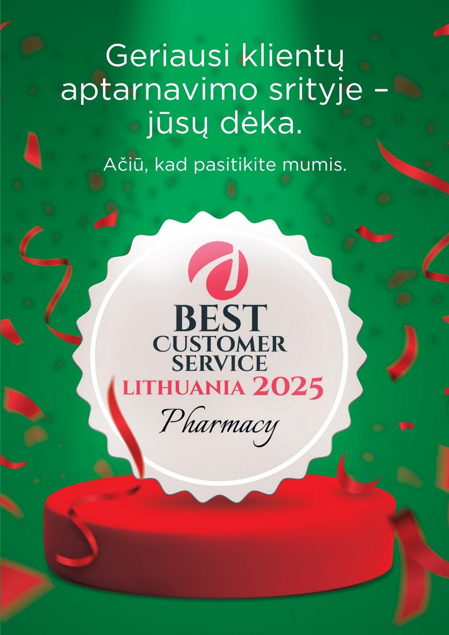 Euro vaistinė katalogas akcijos nuo 
  2025-09-01 iki 
  2025-09-30 | Leidinukas.lt puslapis 5