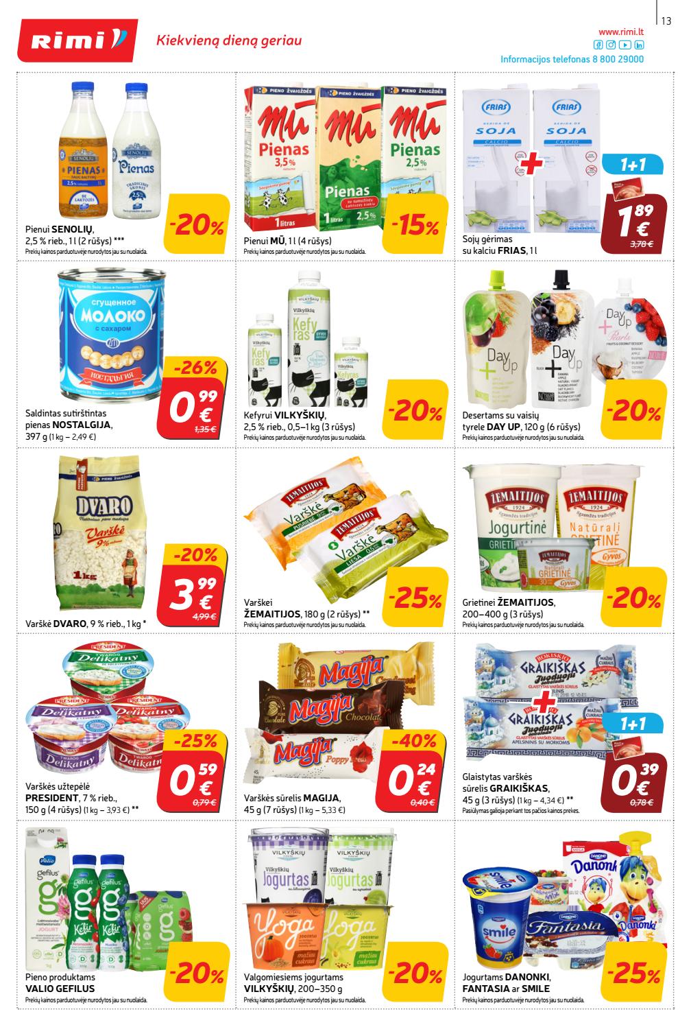 Rimi savaitinis leidinys akcijos nuo 
  2019-11-19 iki 
  2019-11-25 | Leidinukas.lt puslapis 13