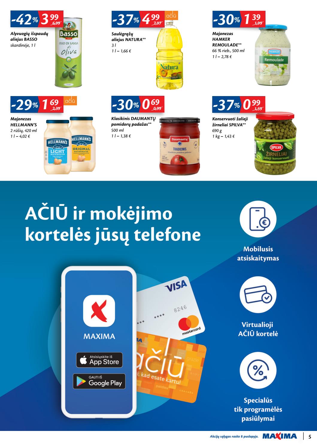 Maxima kaininis leidinys akcijos nuo 
  2020-03-24 iki 
  2020-03-30 | Leidinukas.lt puslapis 5