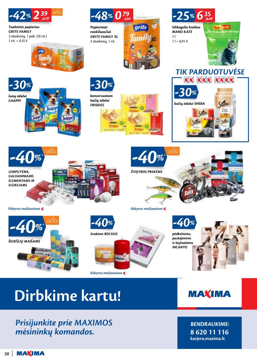 Maxima kaininis leidinys akcijos nuo 
  2020-07-14 iki 
  2020-07-20 | Leidinukas.lt puslapis 20