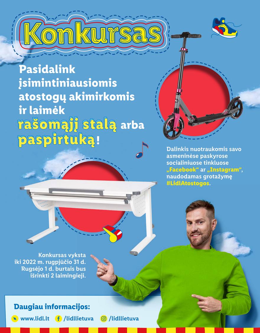 Lidl pasiūlymai akcijos nuo 
  2022-07-28 iki 
  2022-08-31 | Leidinukas.lt puslapis 50