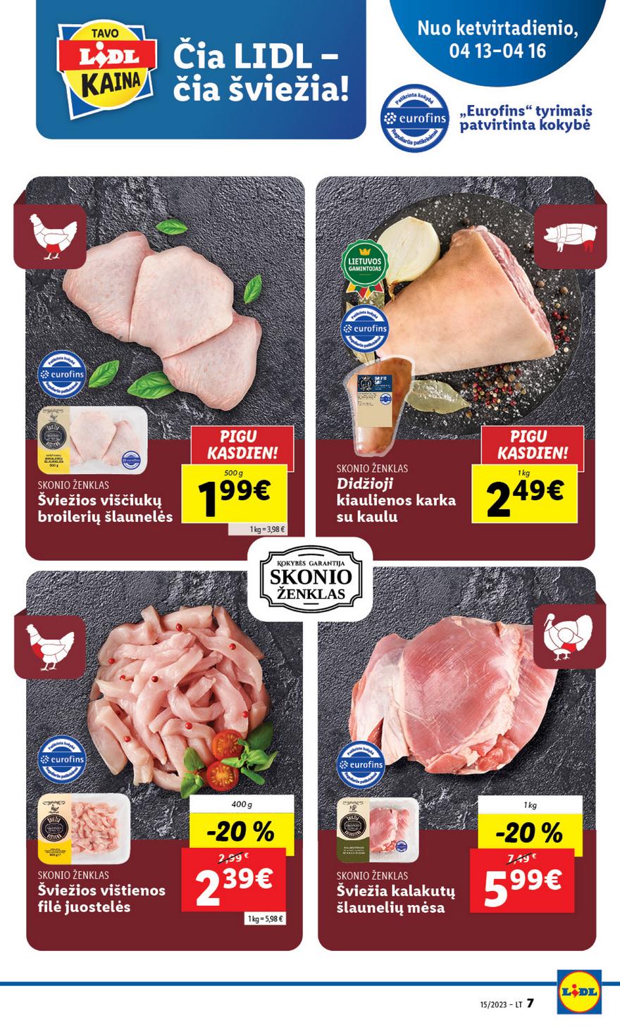 Lidl pasiūlymai akcijos nuo 
  2023-04-10 iki 
  2023-04-16 | Leidinukas.lt puslapis 7