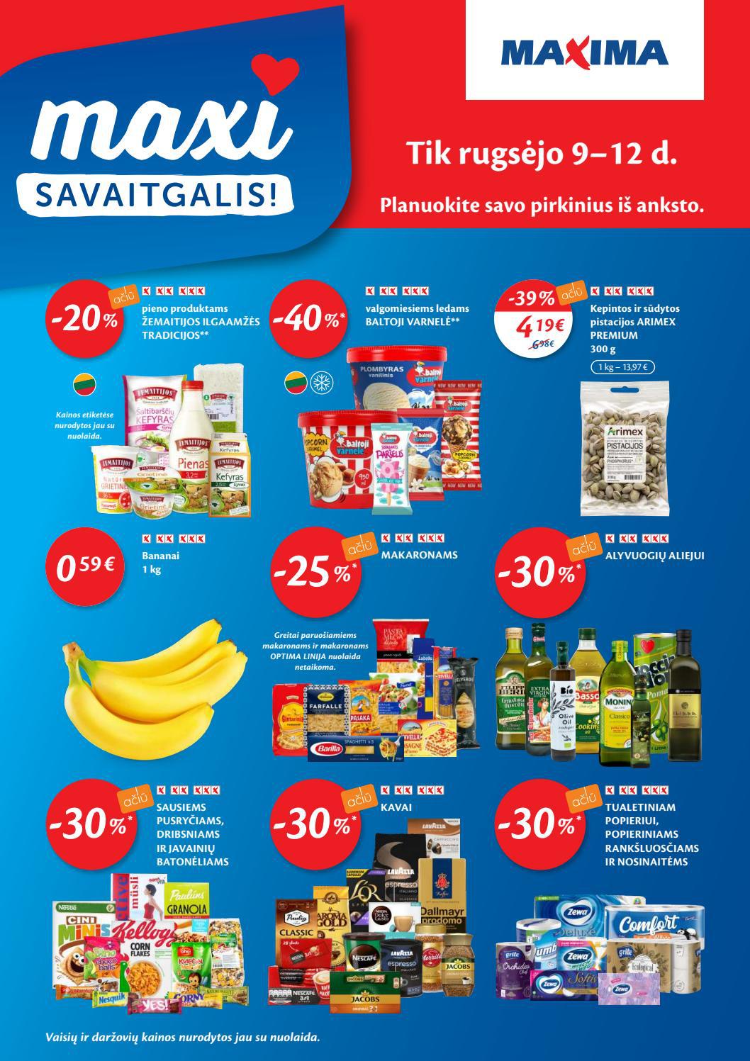 Maxima kaininis leidinys akcijos nuo 
  2021-09-07 iki 
  2021-09-13 | Leidinukas.lt puslapis 36