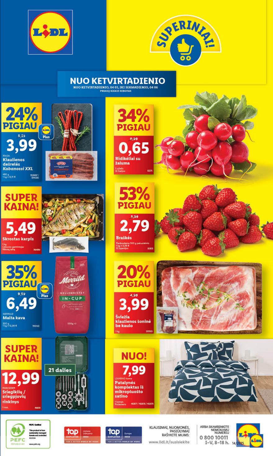Lidl leidinys akcijos nuo 
  2025-03-31 iki 
  2025-04-06 | Leidinukas.lt puslapis 46